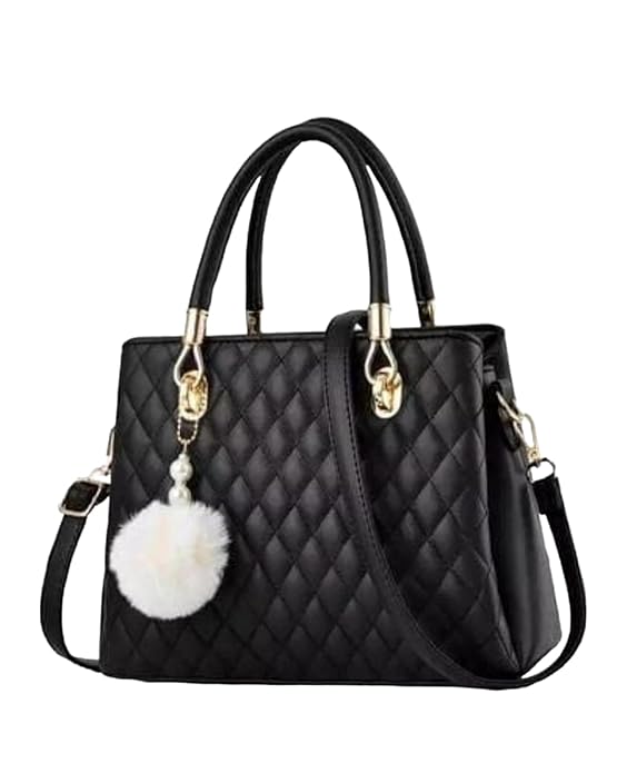 women's pu leather handbag shoulder bag hand held bag with long strap queen collection simple sober and stylish (HB5)