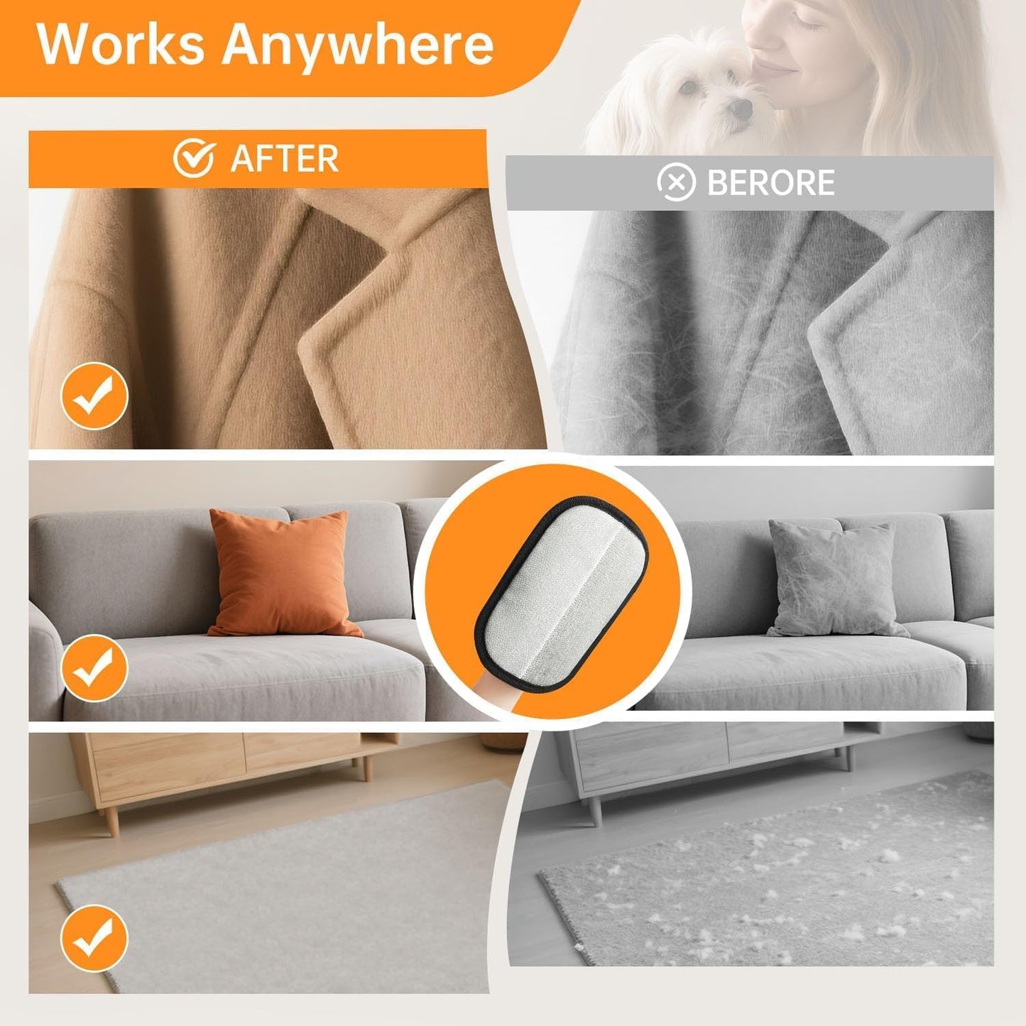 Ultimate Pet Hair Removal Gloves